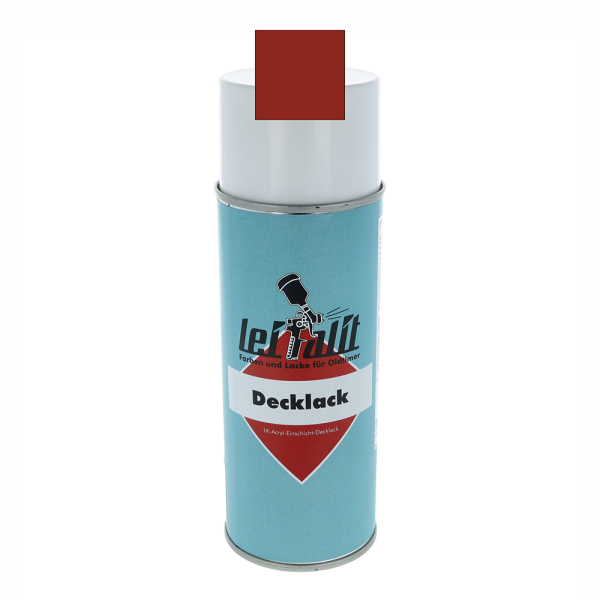 Spraydose, Leifalit 1K-Decklack - rot (400ml)